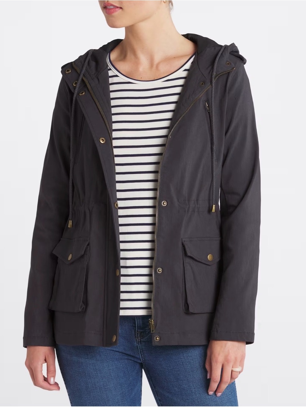 EDEN SOCIETY
Holly Contrast Hood Cargo Jacket